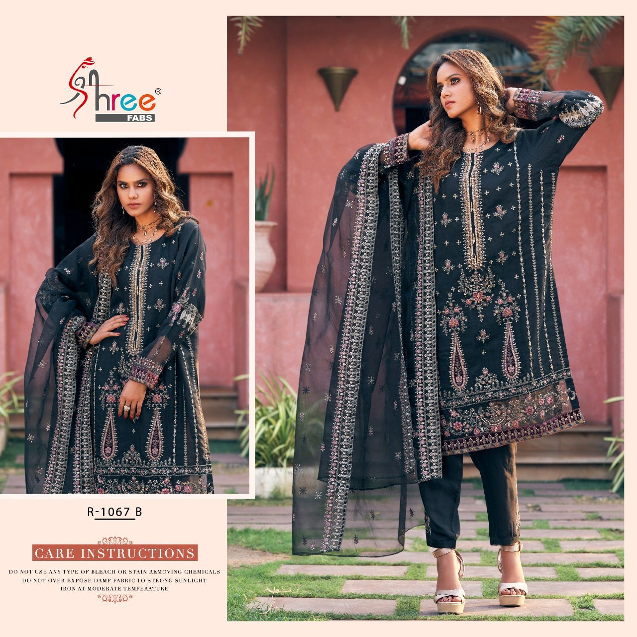 R 1067 By Shree Readymade Pakistani Suits Catalog